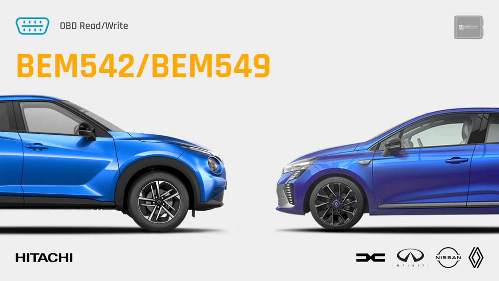 Autotuner is delighted to announce the latest AutoTuner release, which now supports the BEM542 and BEM549 ECUs from Hitachi.