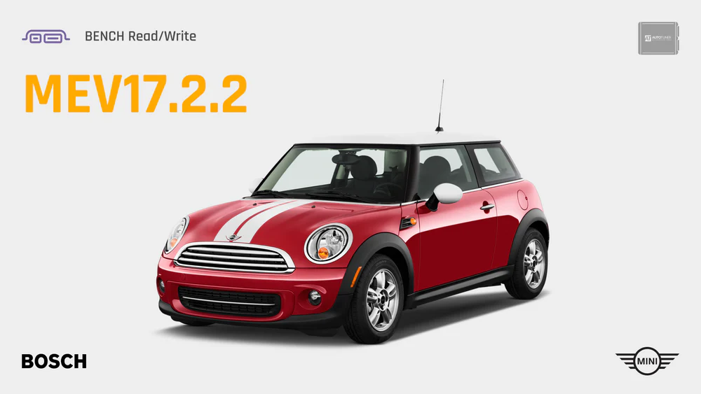 Autotuner read and write the Bosch MEV17.2.2 ECUs in BENCH mode